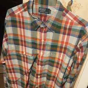 Big And Tall Man's Polo button down shirt